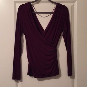Purple Long Sleeve Top